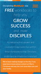 Mobile Screenshot of discipleshipworkbooks.com